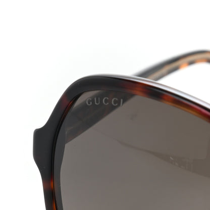 Gucci Acetate Oversize Round Frame Sunglasses GG0509S Tortoise 7 of 8