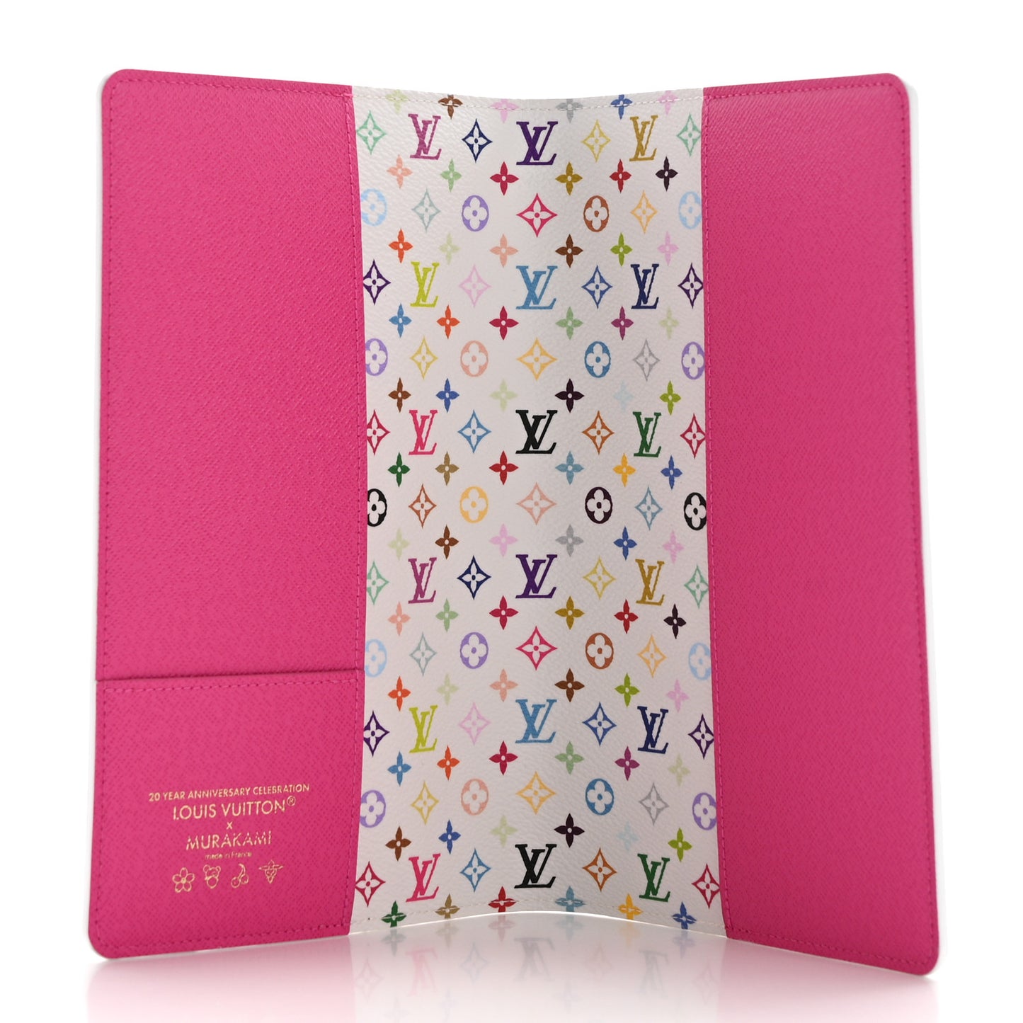 LV X TM Monogram Multicolor Emily Notebook Cover MM White