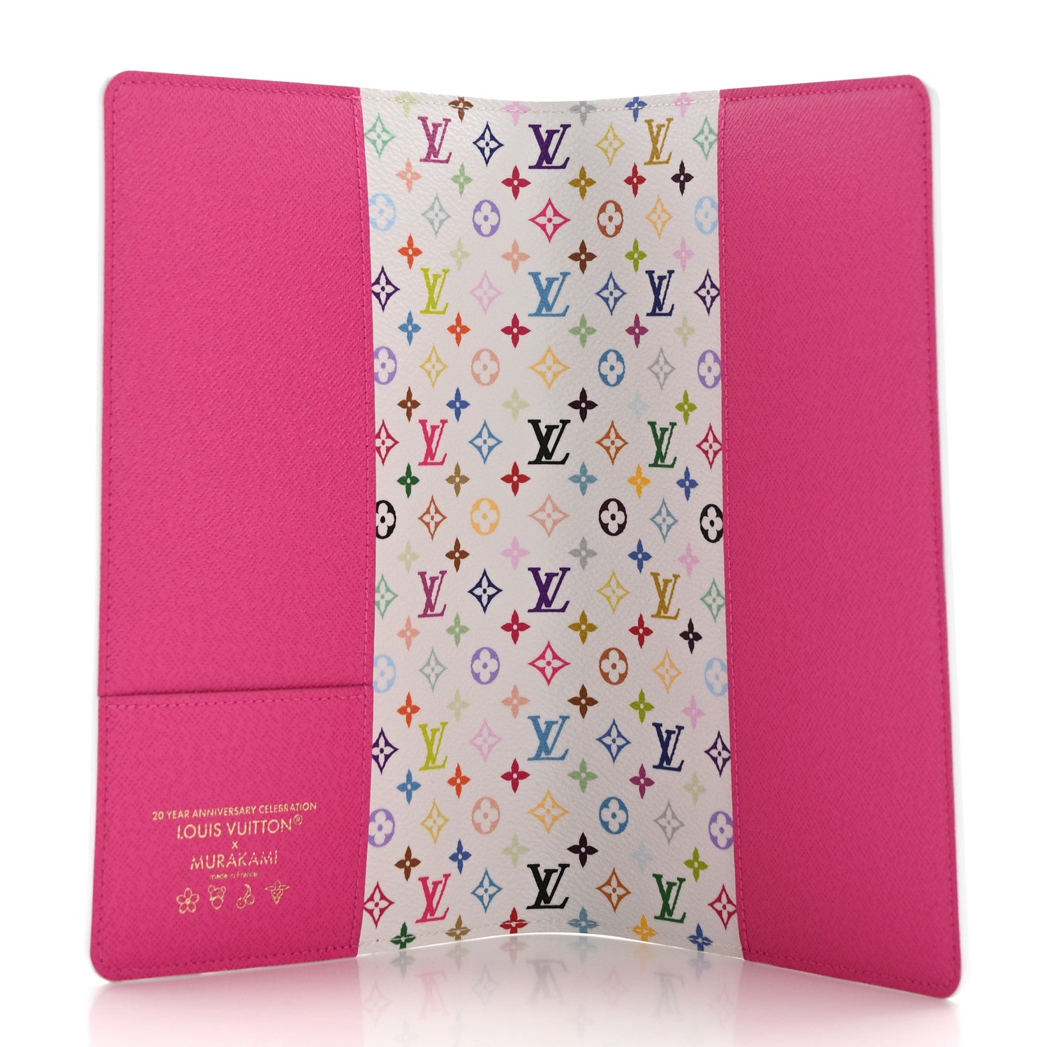 Louis Vuitton LV X TM Monogram Multicolor Emily Notebook Cover MM White 5 of 7