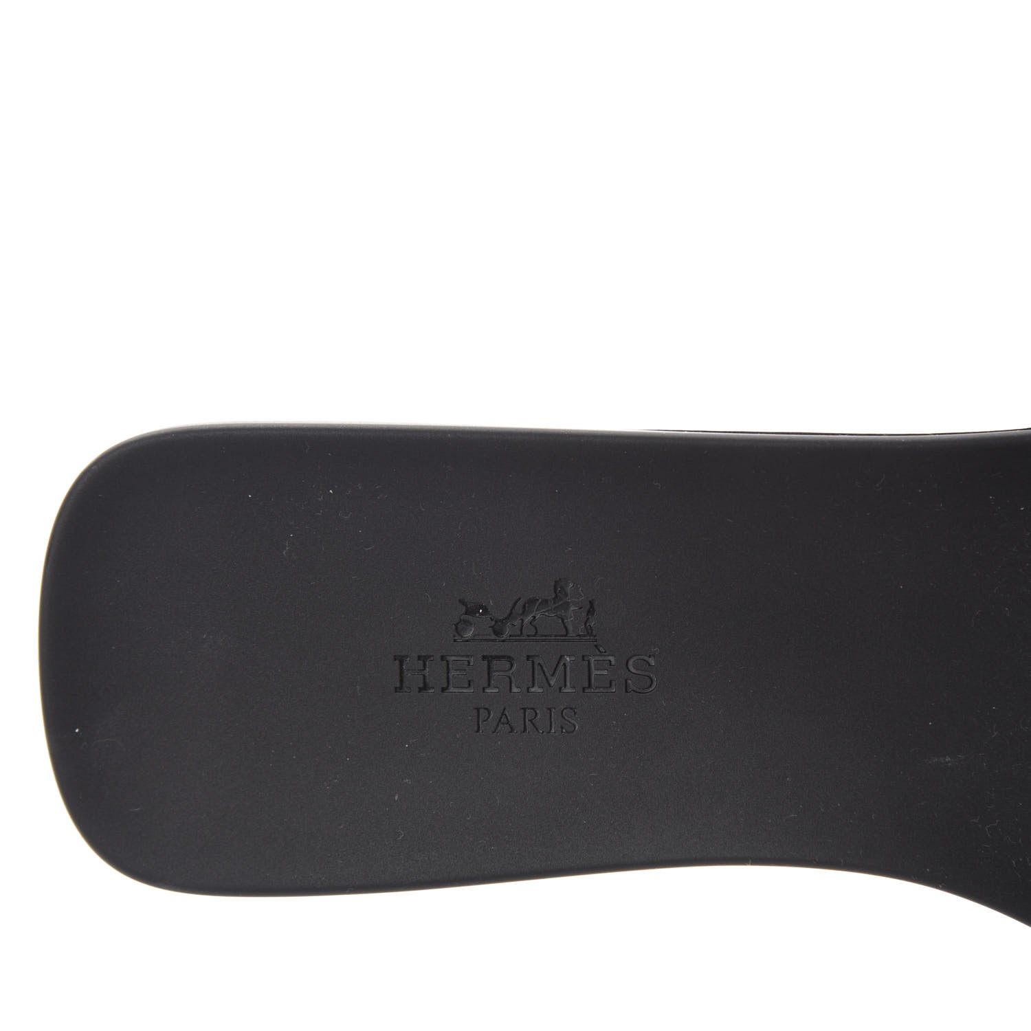 Hermes Rubber Aloha Sandals 35 Black 7 of 9