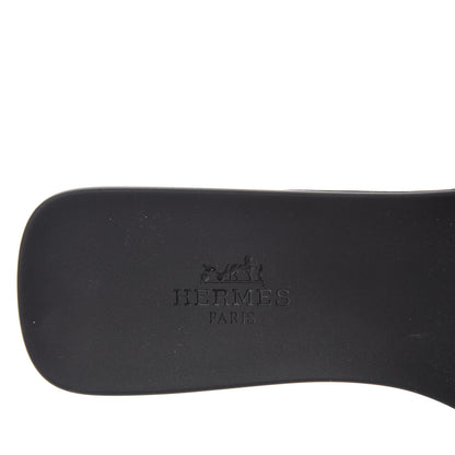 Hermes Rubber Aloha Sandals 35 Black 7 of 9