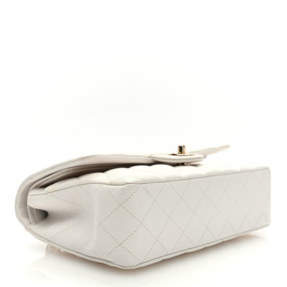 Chanel Caviar Quilted Medium Double Flap White 4 of 9