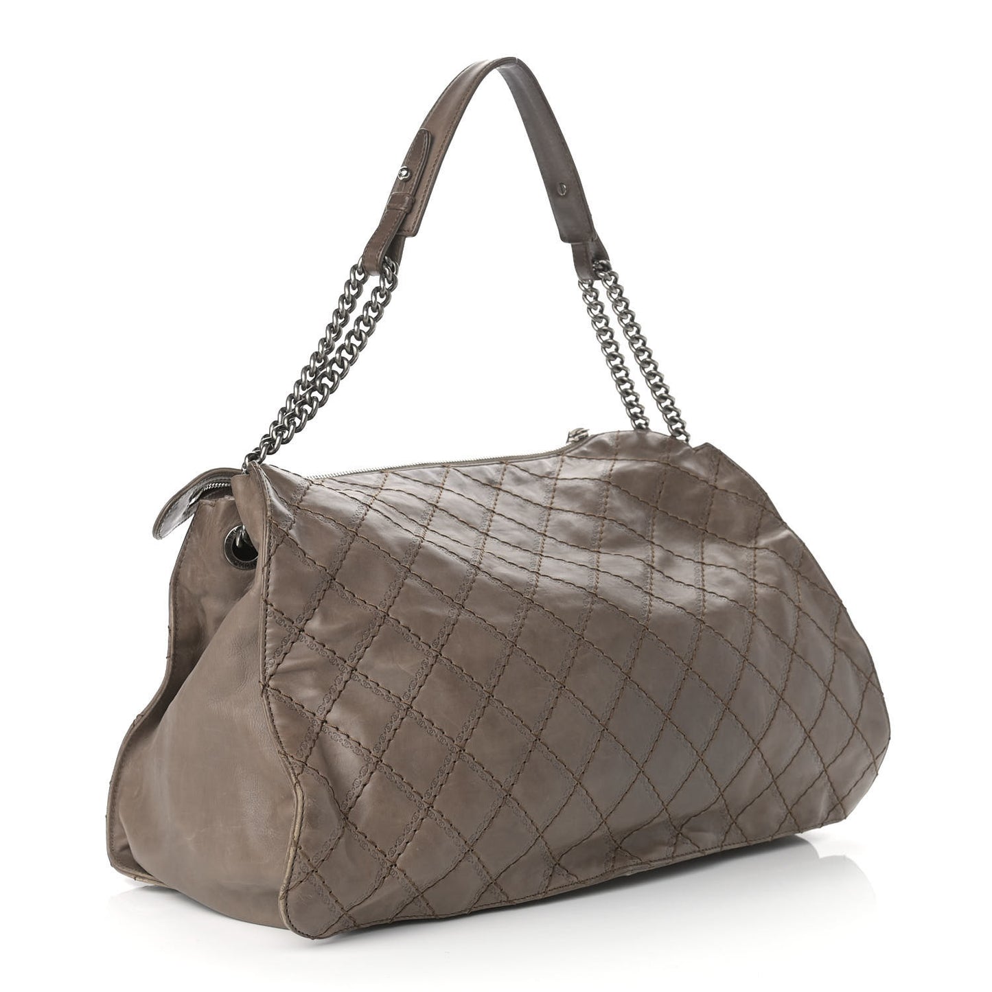 Calfskin CC Crave Tote Taupe