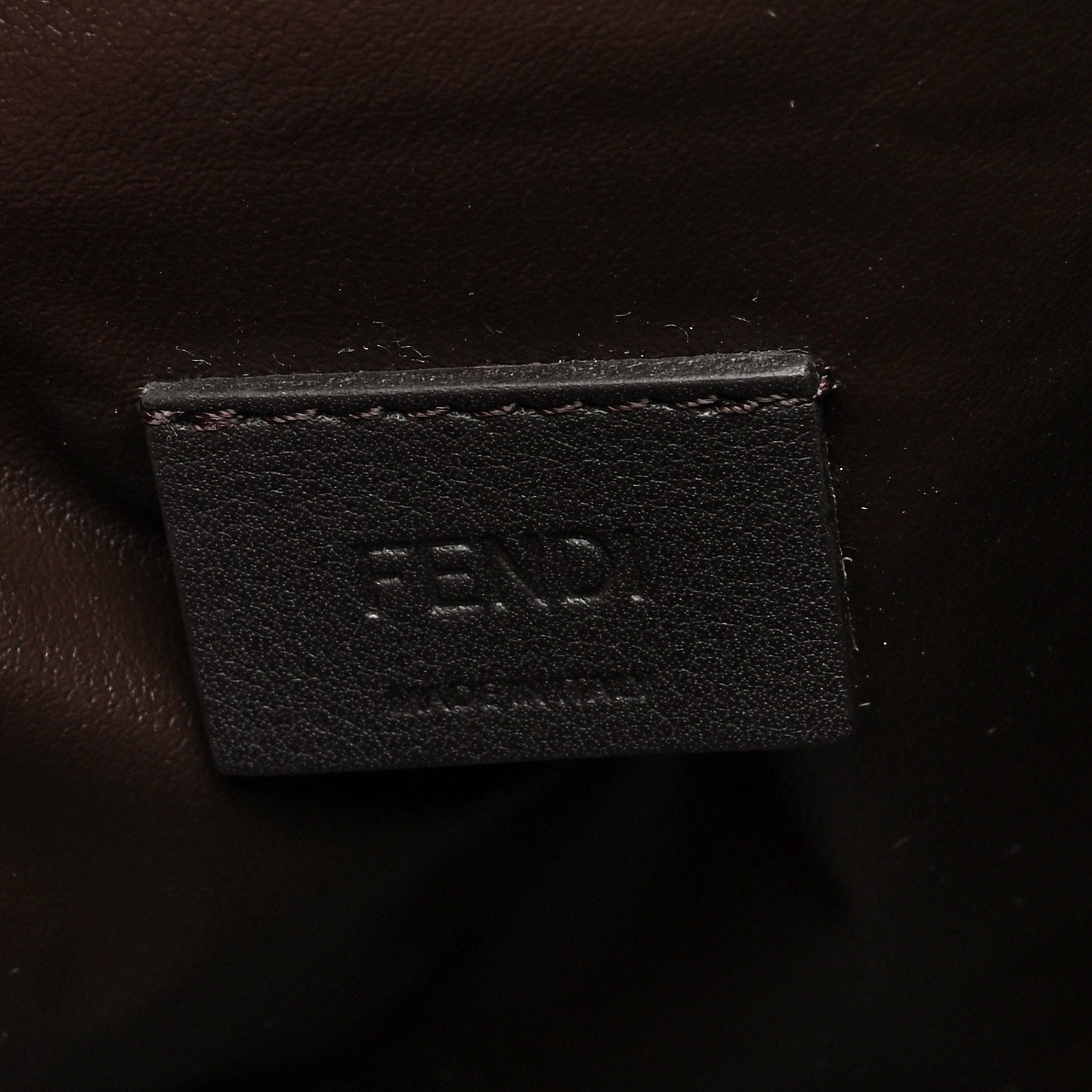 Fendi Lycra FF 1974 Embossed Medium Trapezoid Beauty Pouch Rosa Shocking 6 of 7