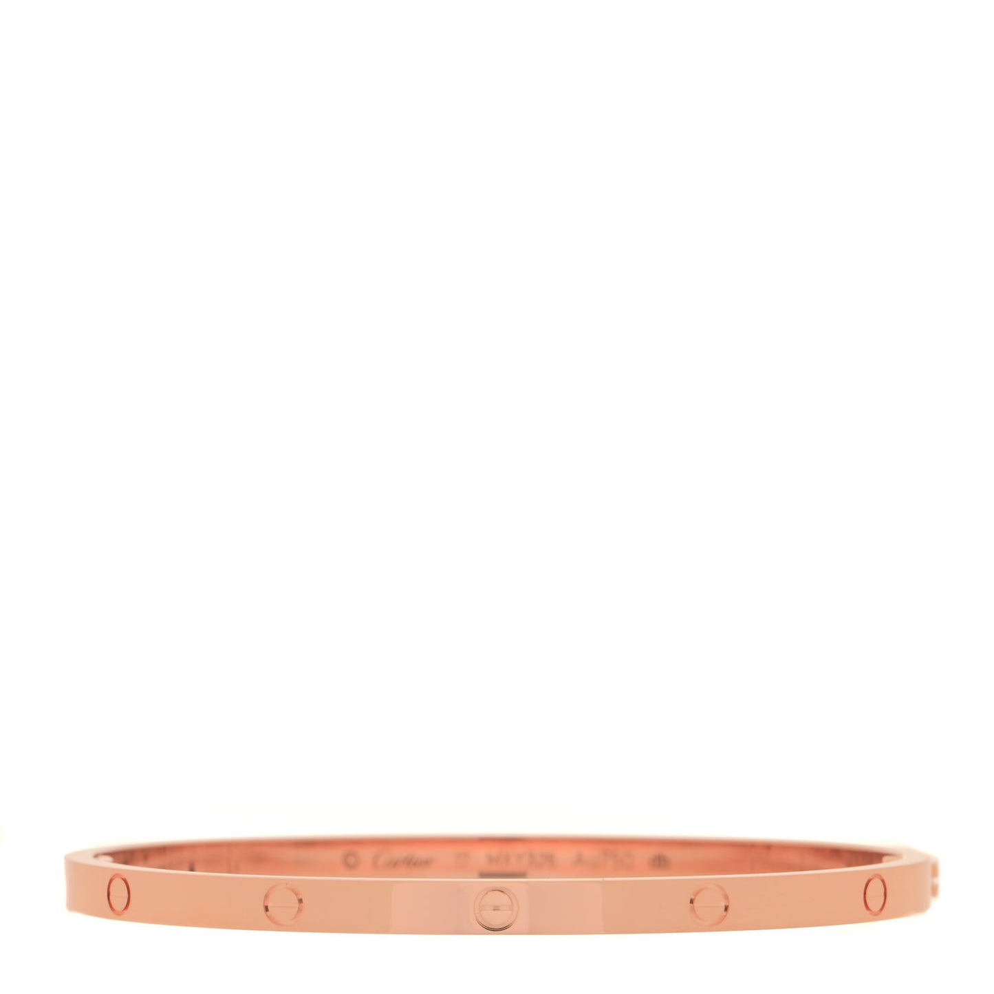 18K Pink Gold Small LOVE Bracelet 17