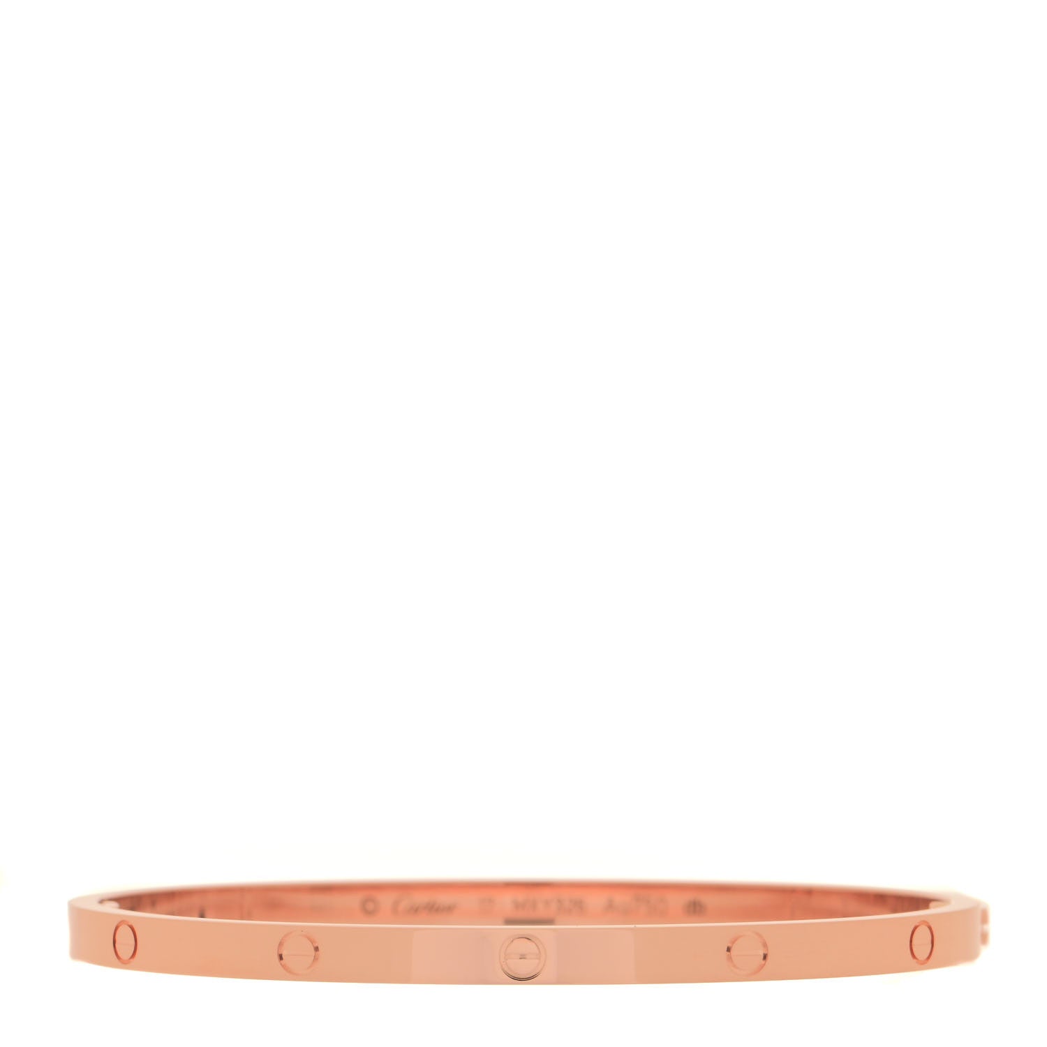 Cartier 18K Pink Gold Small LOVE Bracelet 17 1 of 6