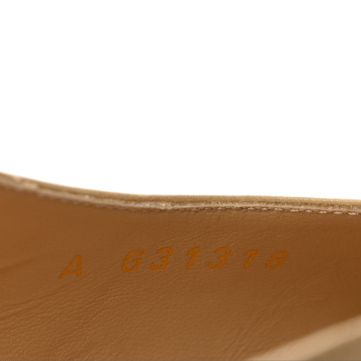 Chanel Goatskin Grosgrain Cap Toe CC Slingback Pumps 38.5 Beige Black 9 of 9