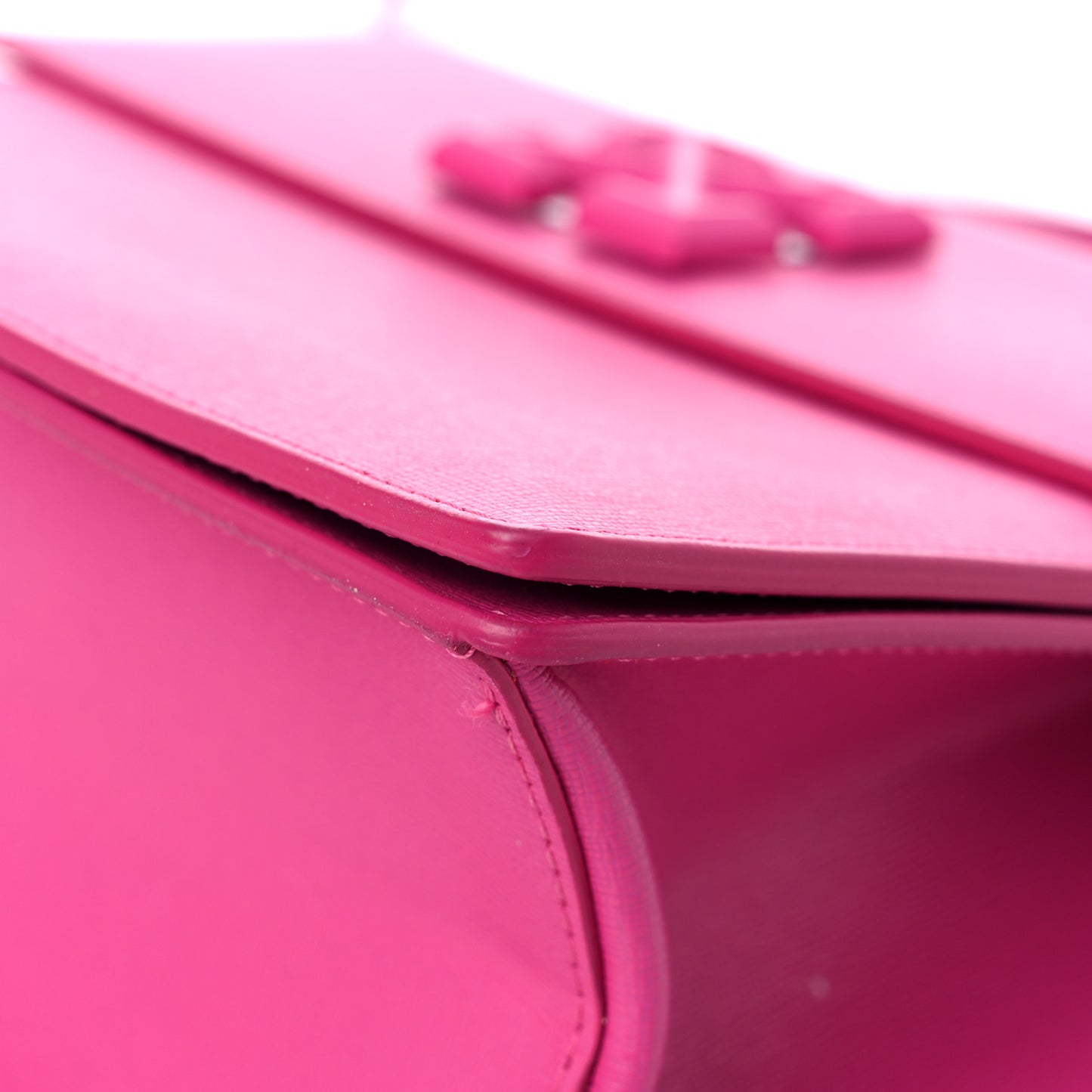 Calfskin Jitney Bag Fuchsia