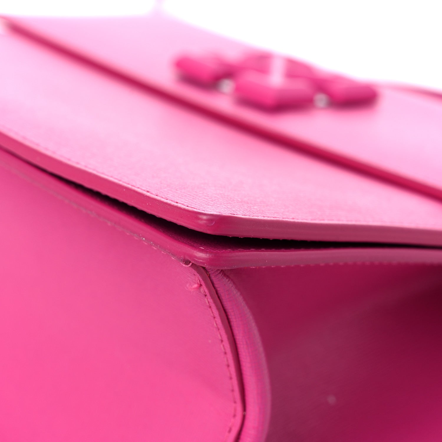 Off-White Calfskin Jitney Bag Fuchsia 9 of 19