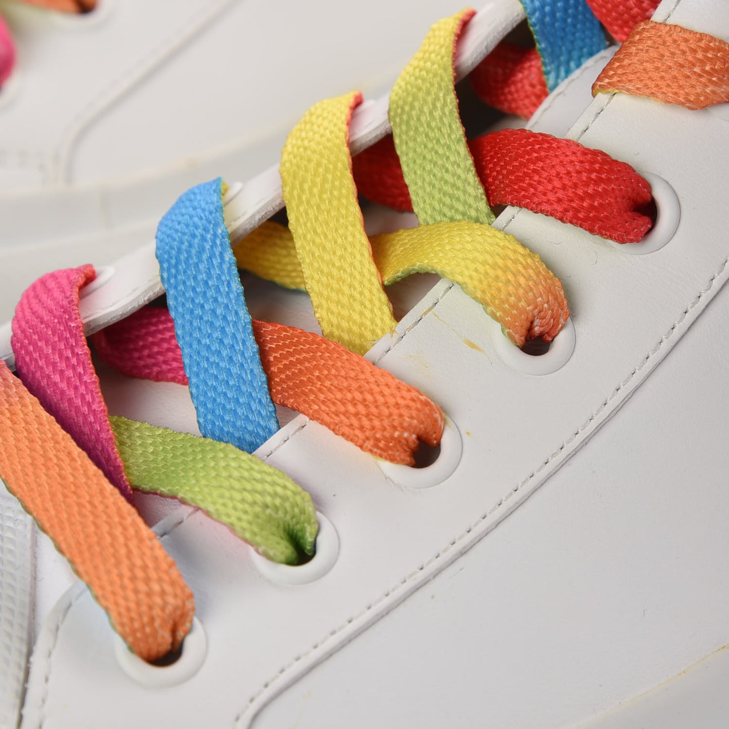 Calfskin Tattoo Sneaker Boots 7 White Multicolor