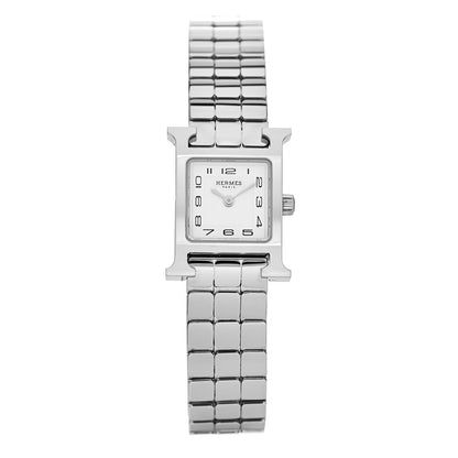 Hermes Stainless Steel 17.2mm Heure H Hour Quartz Watch 1 of 5