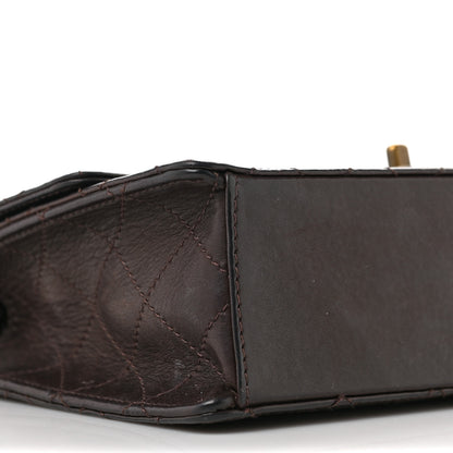 Chanel Calfskin Stitched Medium Single Flap Brown 7 of 10