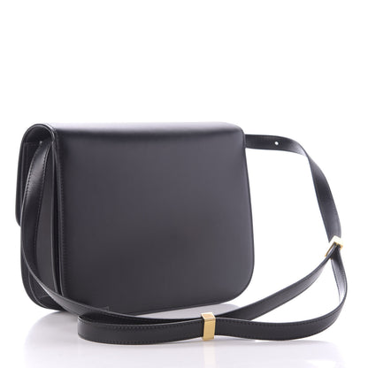 Celine Box Calfskin Medium Classic Box Flap Bag Black 3 of 9