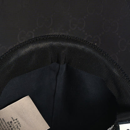 Gucci Nylon Monogram Baseball Hat S Black 10 of 10