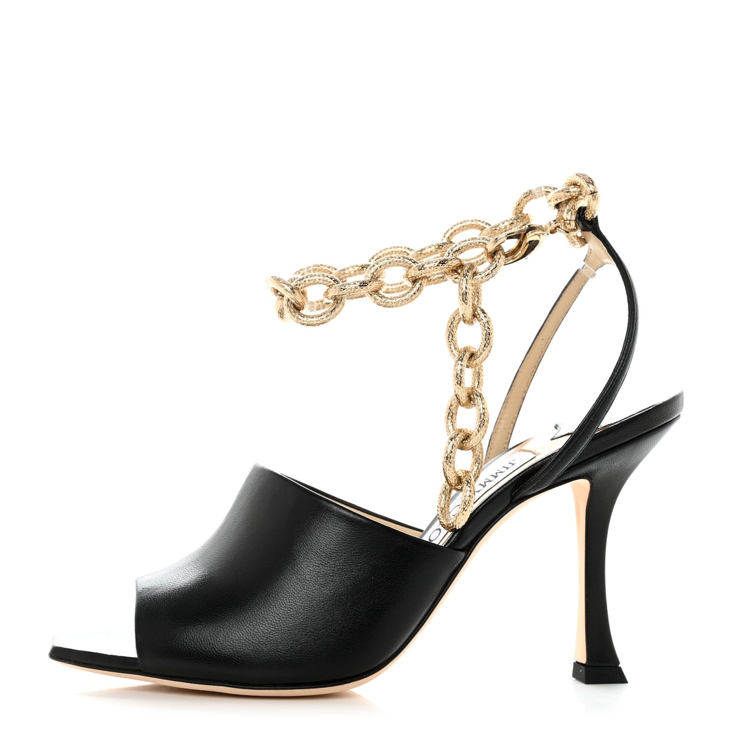 Nappa Sae 90 Chain Sandals 37 Black