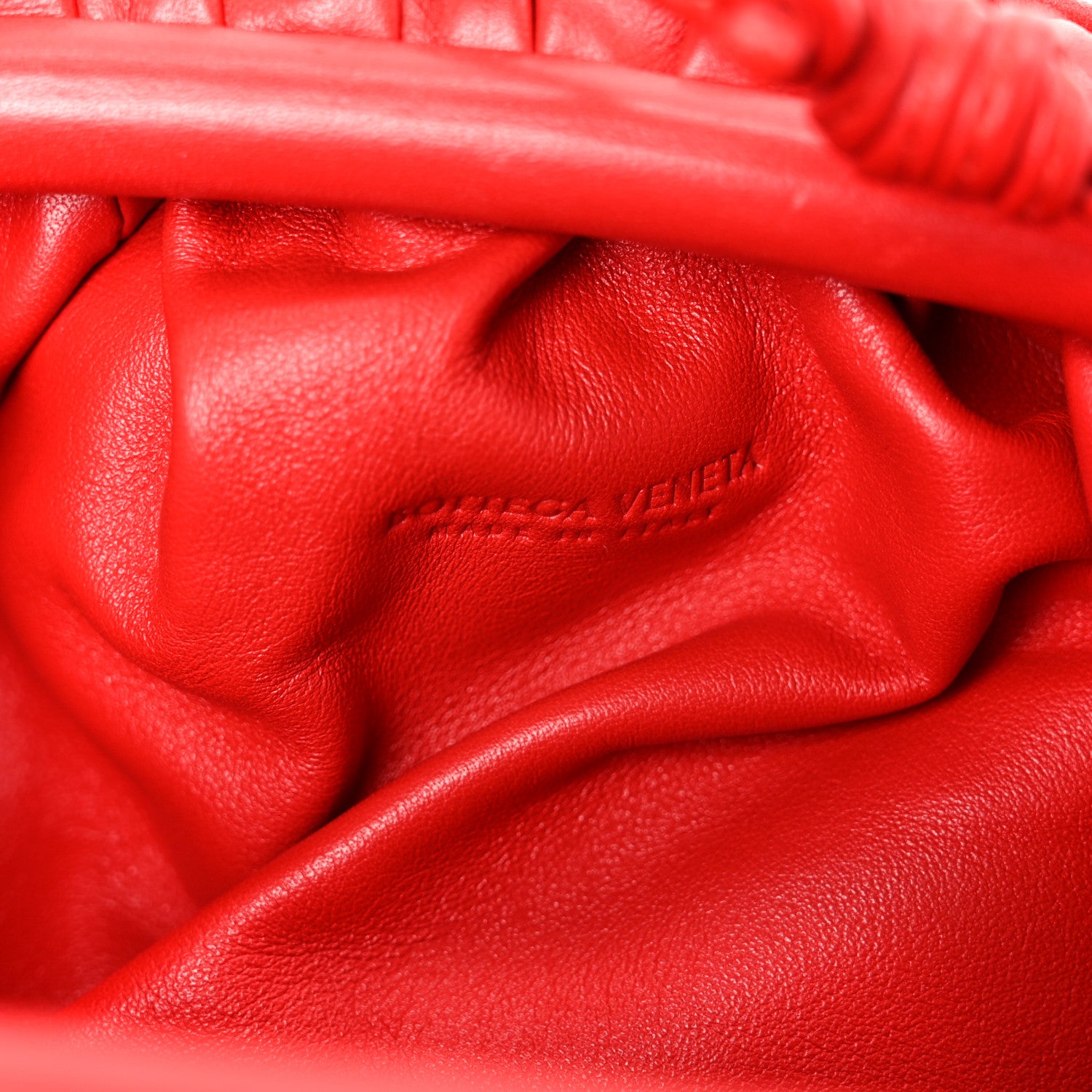 Bottega Veneta Butter Calfskin The Mini Pouch Red 6 of 11