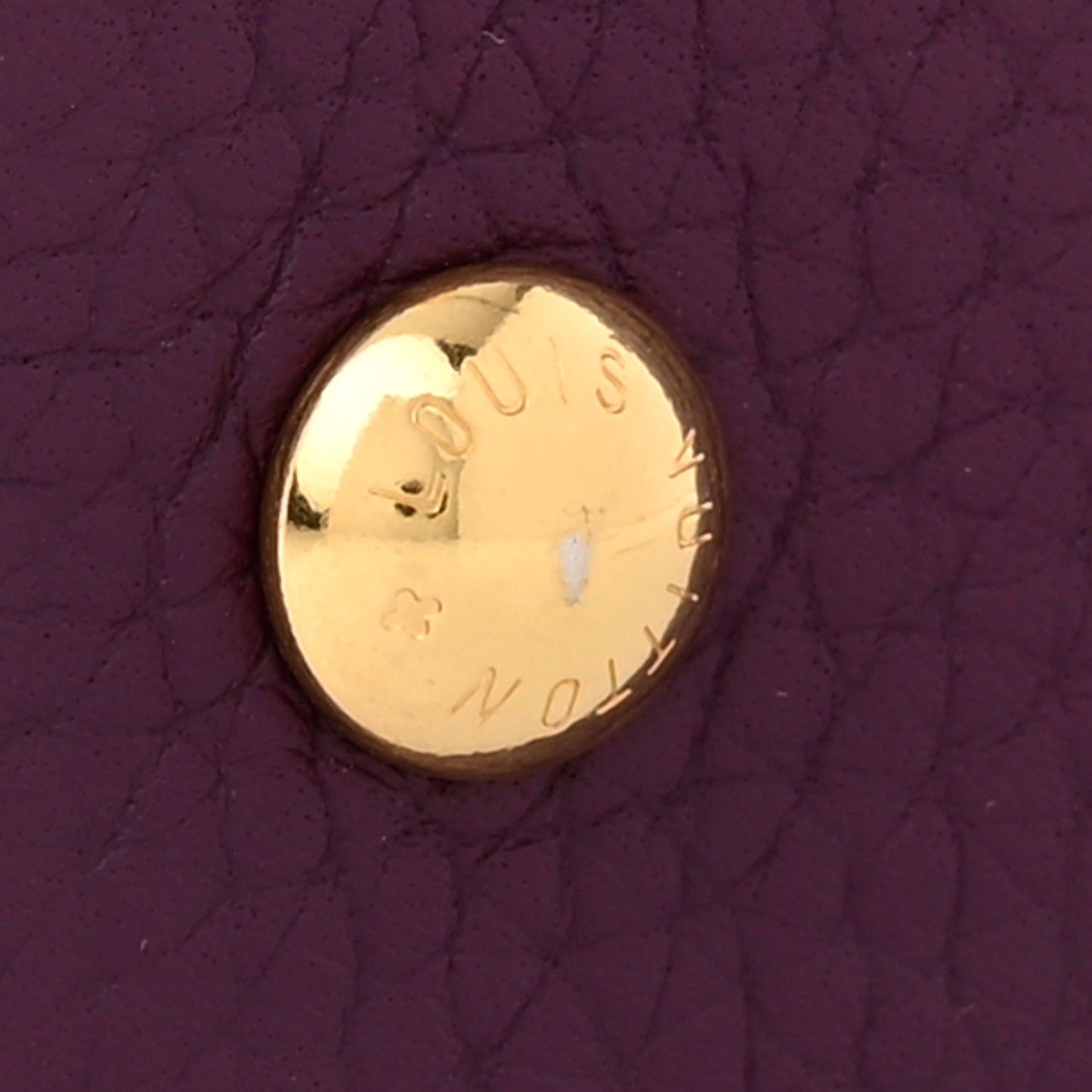 Taurillon Snakeskin Mini Capucines Deep Purple