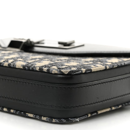 Christian Dior Oblique Smooth Calfskin Messenger Beige Black 10 of 11