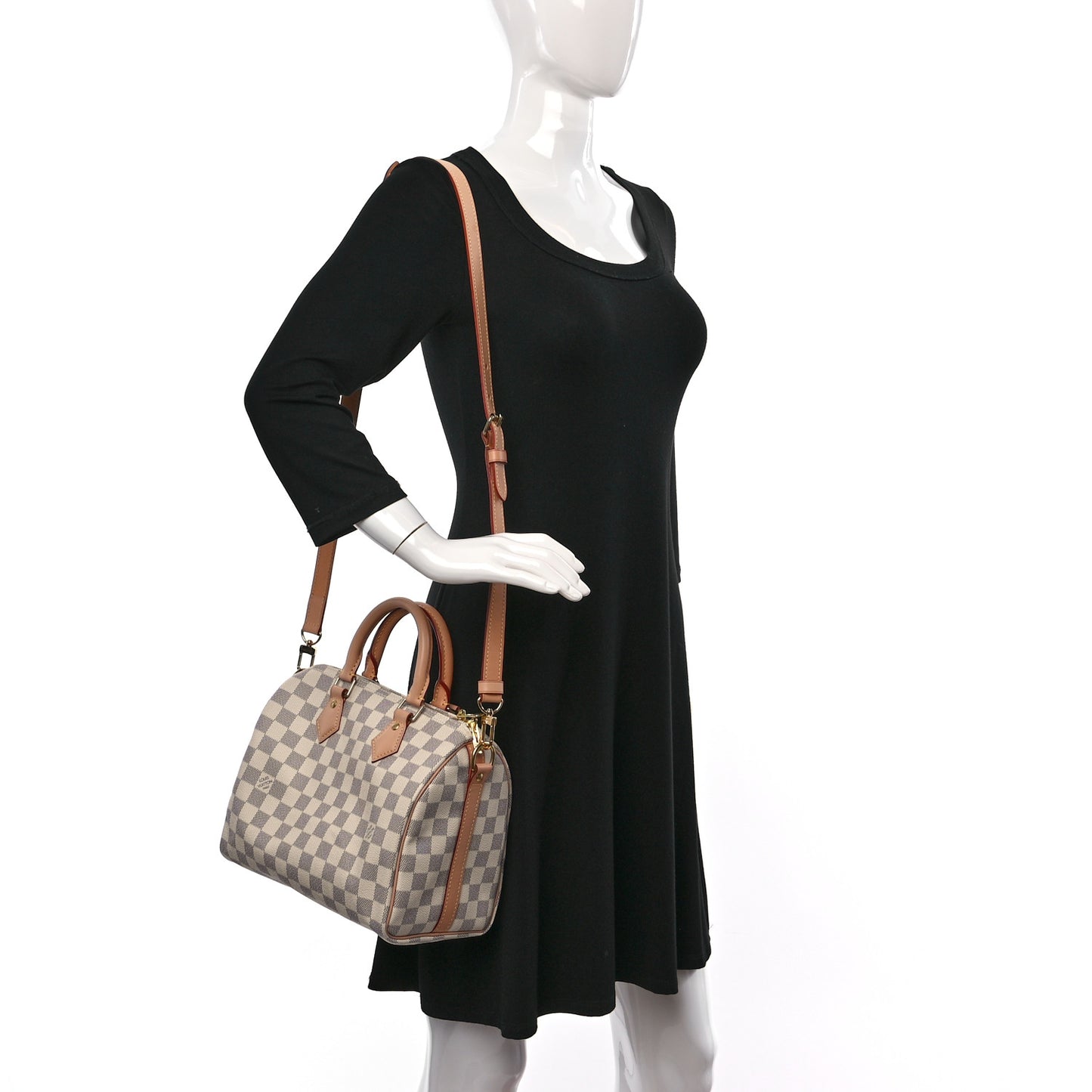 Damier Azur Speedy Bandouliere 25