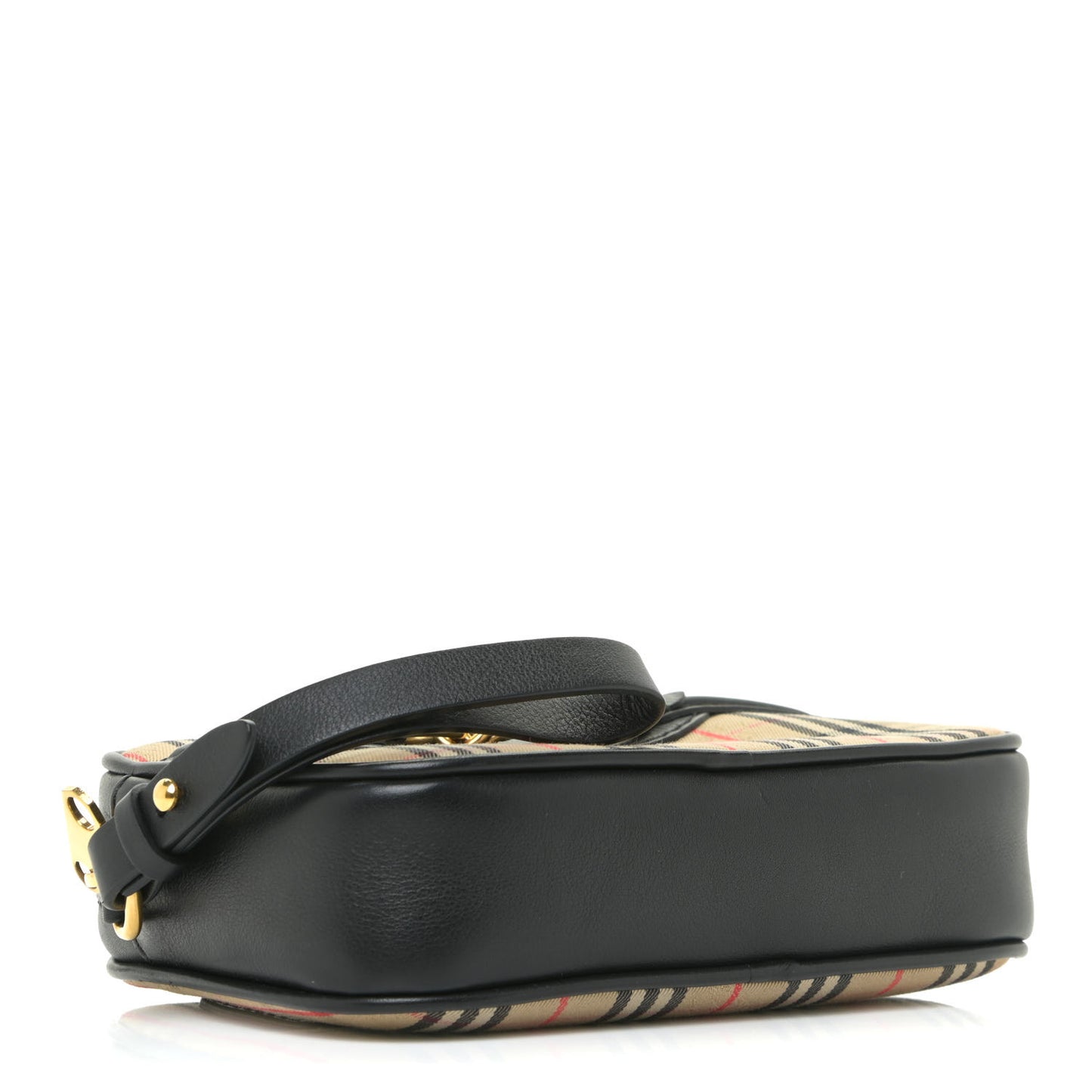 Smooth Calfskin 1983 Knight Check Link Bum Bag Black
