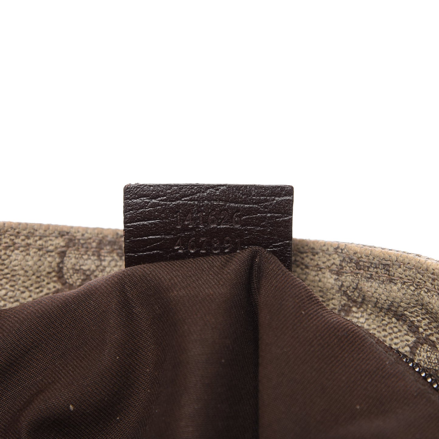 GG Plus Monogram Medium Flat Messenger Bag Dark Brown