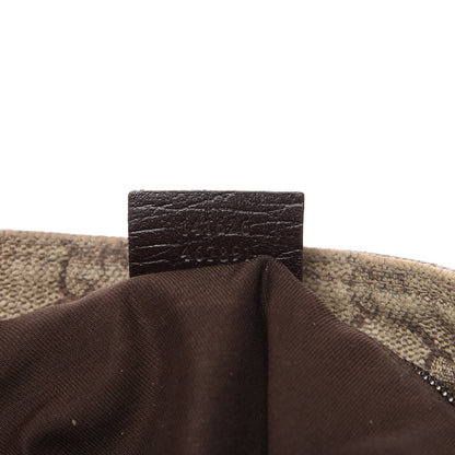 Gucci GG Plus Monogram Medium Flat Messenger Bag Dark Brown 10 of 13