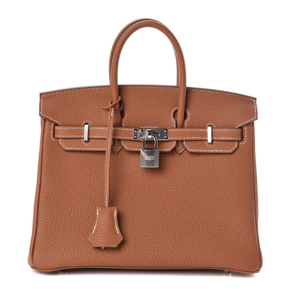 Hermes Togo Birkin 25 Gold 1 of 34