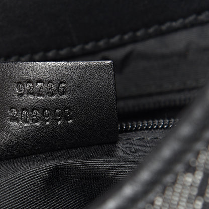 Gucci Denim Monogram Shoulder Bag 6 of 16