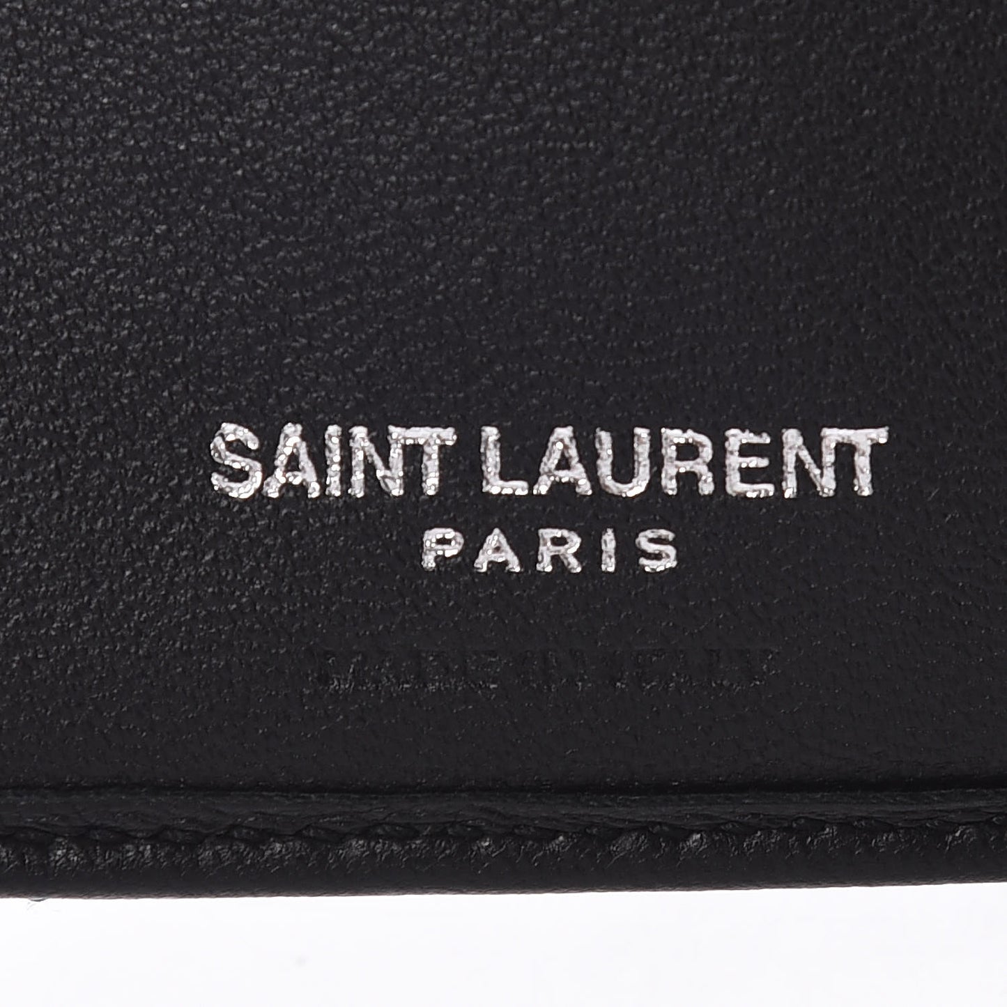Lambskin Y Quilted Monogram Compact Loulou Wallet Black