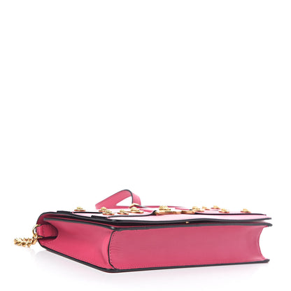 Versace Calfskin Medallion Tribute Crossbody Pink 4 of 9