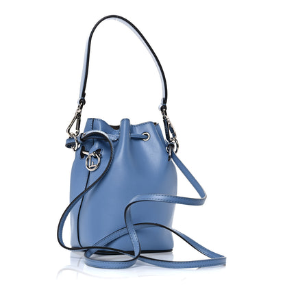 Fendi Vitello Liberty Lucido F is Fendi Mini Mon Tresor Bucket Bag Nebula 3 of 16