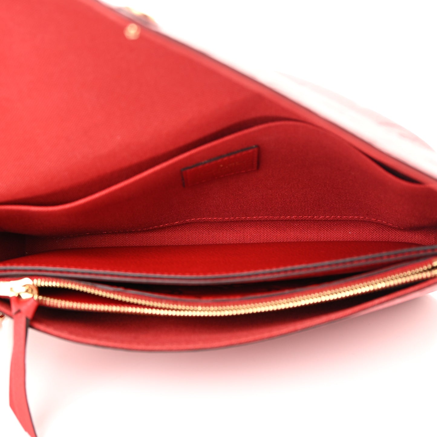 Empreinte Pochette Felicie Chain Wallet Scarlet