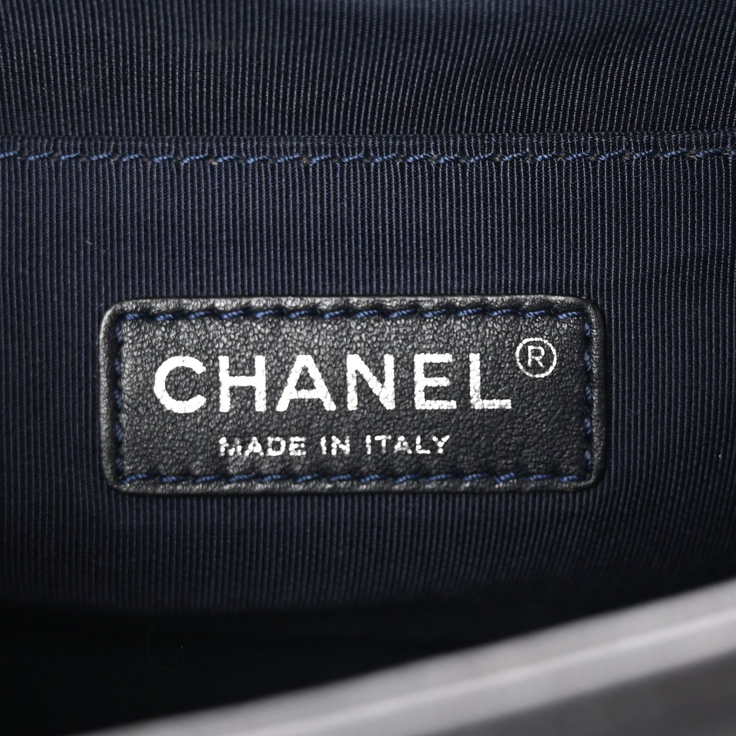 Chanel Lambskin Embossed Medium Boy Cube Flap Grey 6 of 10