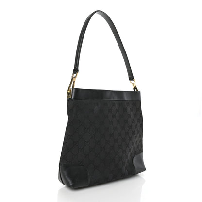 Gucci Monogram Shoulder Bag Black 3 of 9