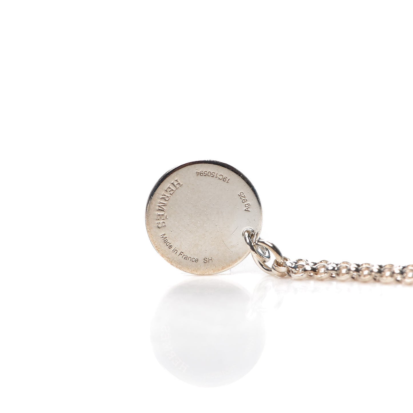 Sterling Silver 18K Rose Gold PM Ex-Libris Bracelet SH