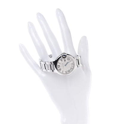 Cartier Stainless Steel 33mm Ballon Bleu De Cartier Quartz Watch 2 of 10