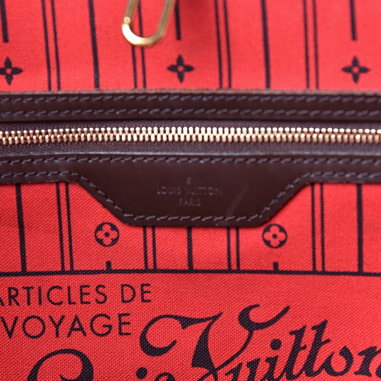 Louis Vuitton Damier Ebene Neverfull GM 5 of 22