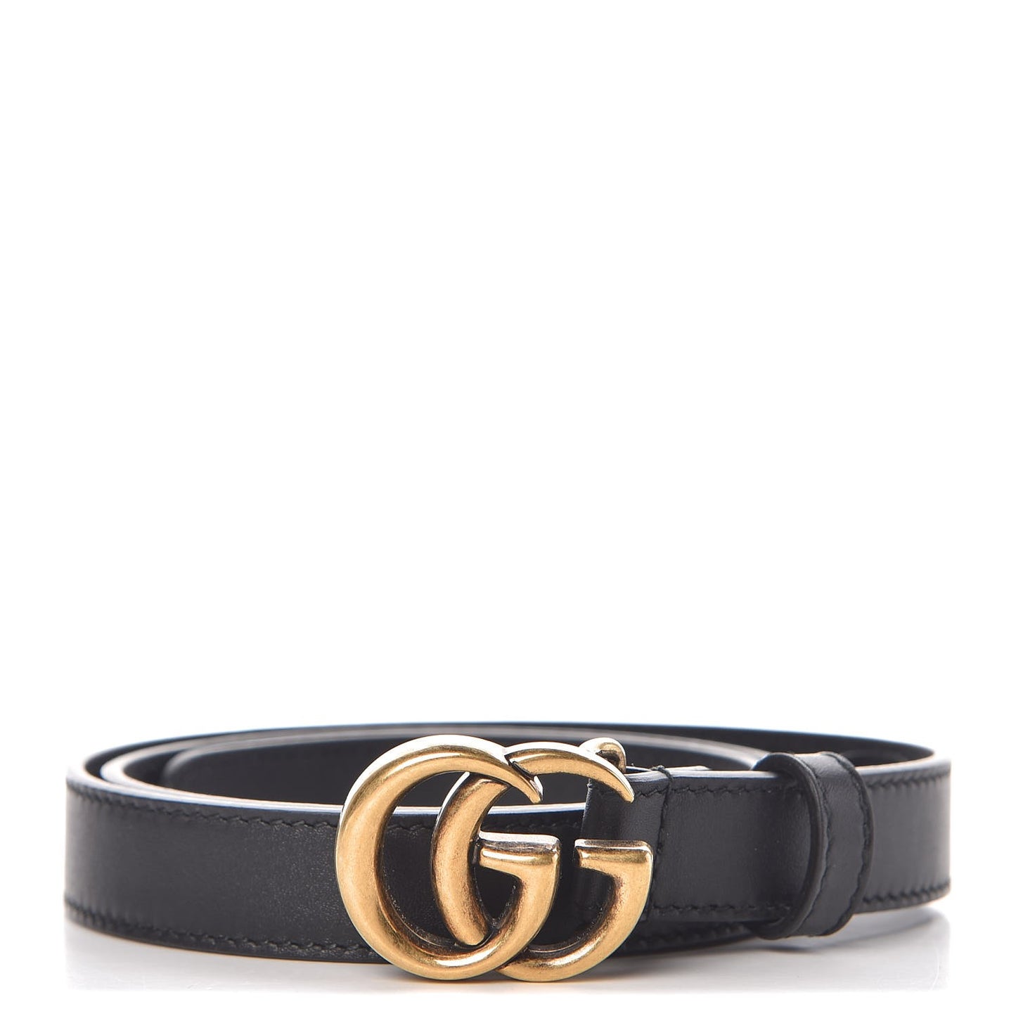Calfskin Double G 20mm Belt 70 28 Black