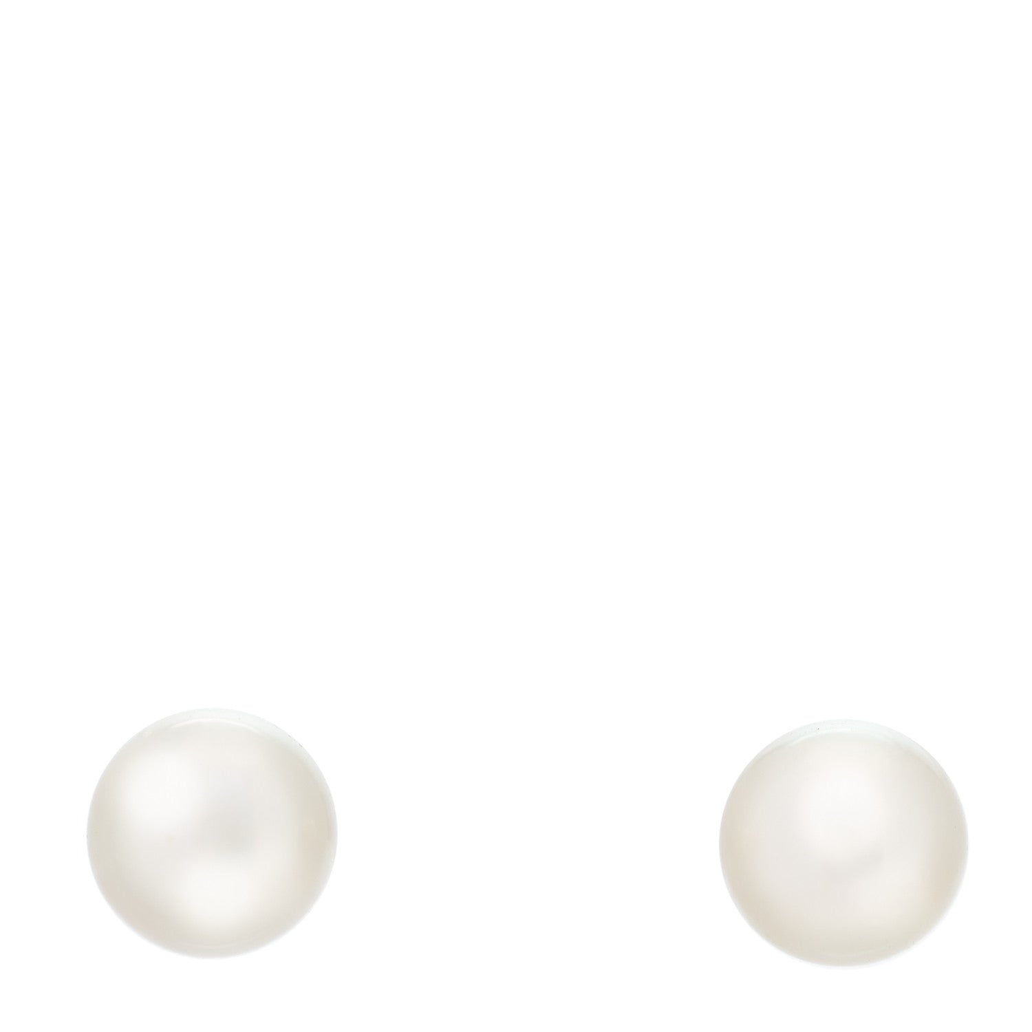 Mikimoto 18K White Gold Akoya Pearl 7.5-8mm Stud Earrings 1 of 4