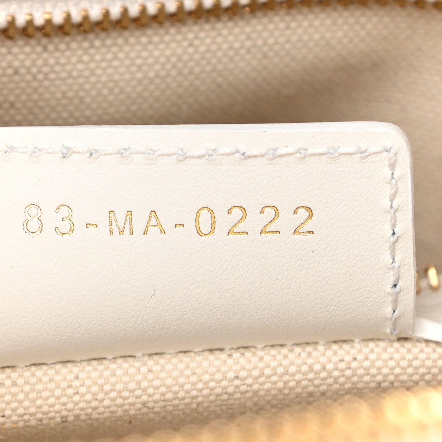 Christian Dior Calfskin Small Dior Vibe Zip Bowling Bag White 7 of 11