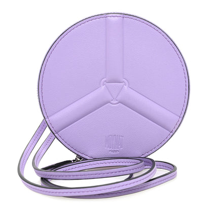 Moynat Reve Calfskin Zippy Wheel Coin Purse Lavander 1 of 7
