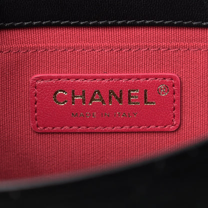 Chanel Velvet Strass Diamond Lock Flap Black 6 of 9