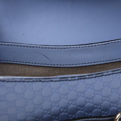 Gucci Microguccissima Medium Emily Chain Shoulder Bag Mineral Blue 10 of 13