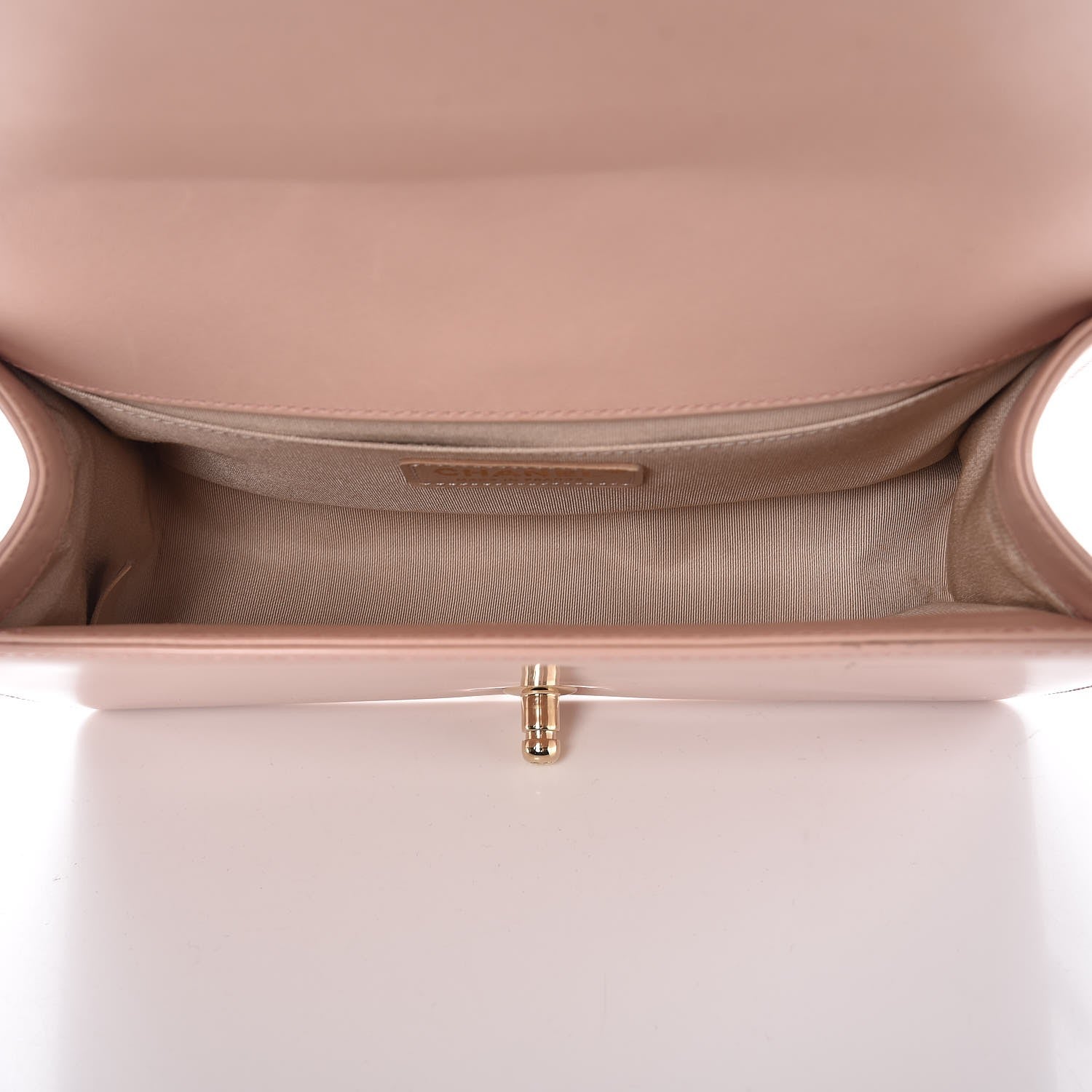 Chanel Iridescent Calfskin Quilted Medium Boy Flap Light Pink 5 of 12