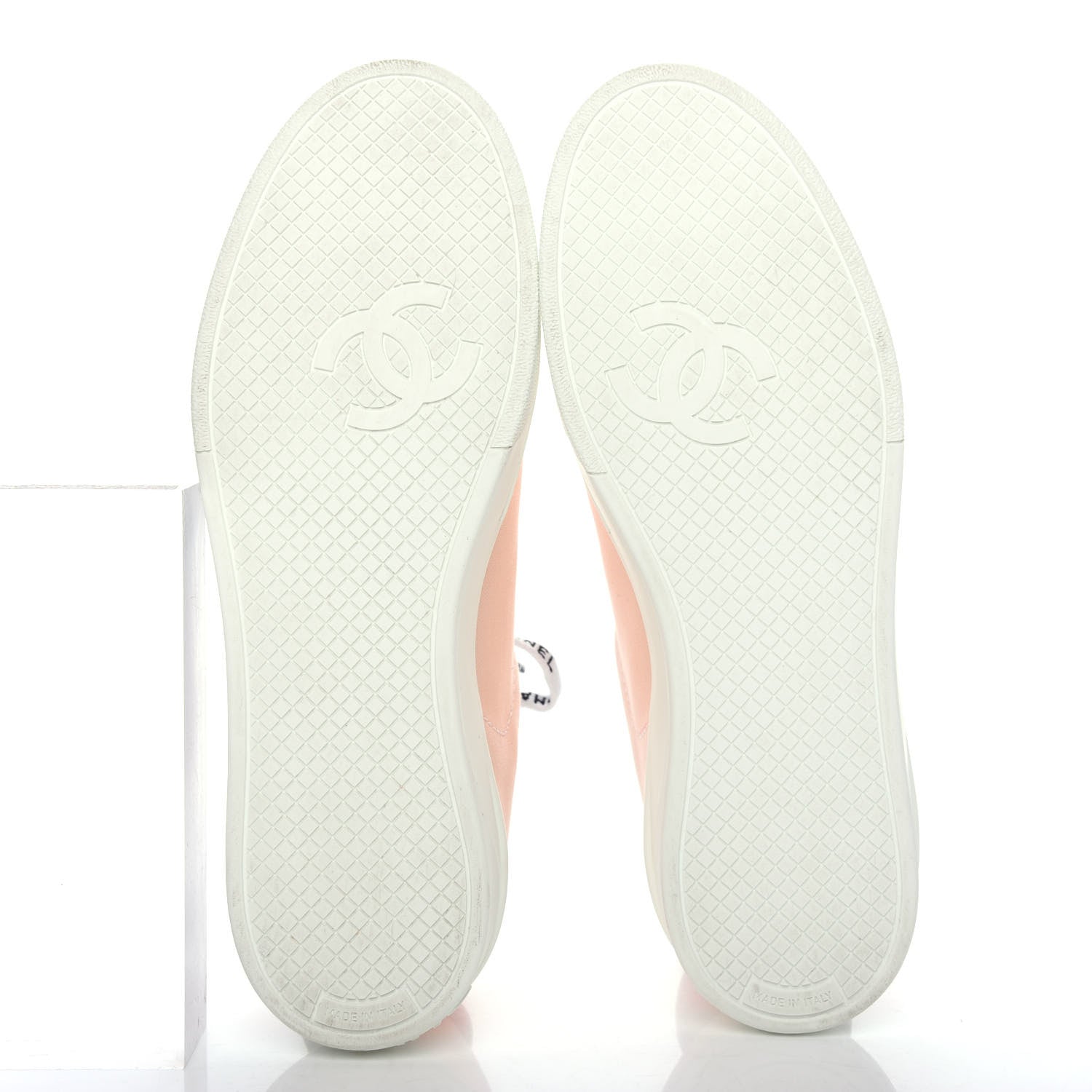 Chanel Canvas Womens Sneakers 38 Light Pink 6 of 11