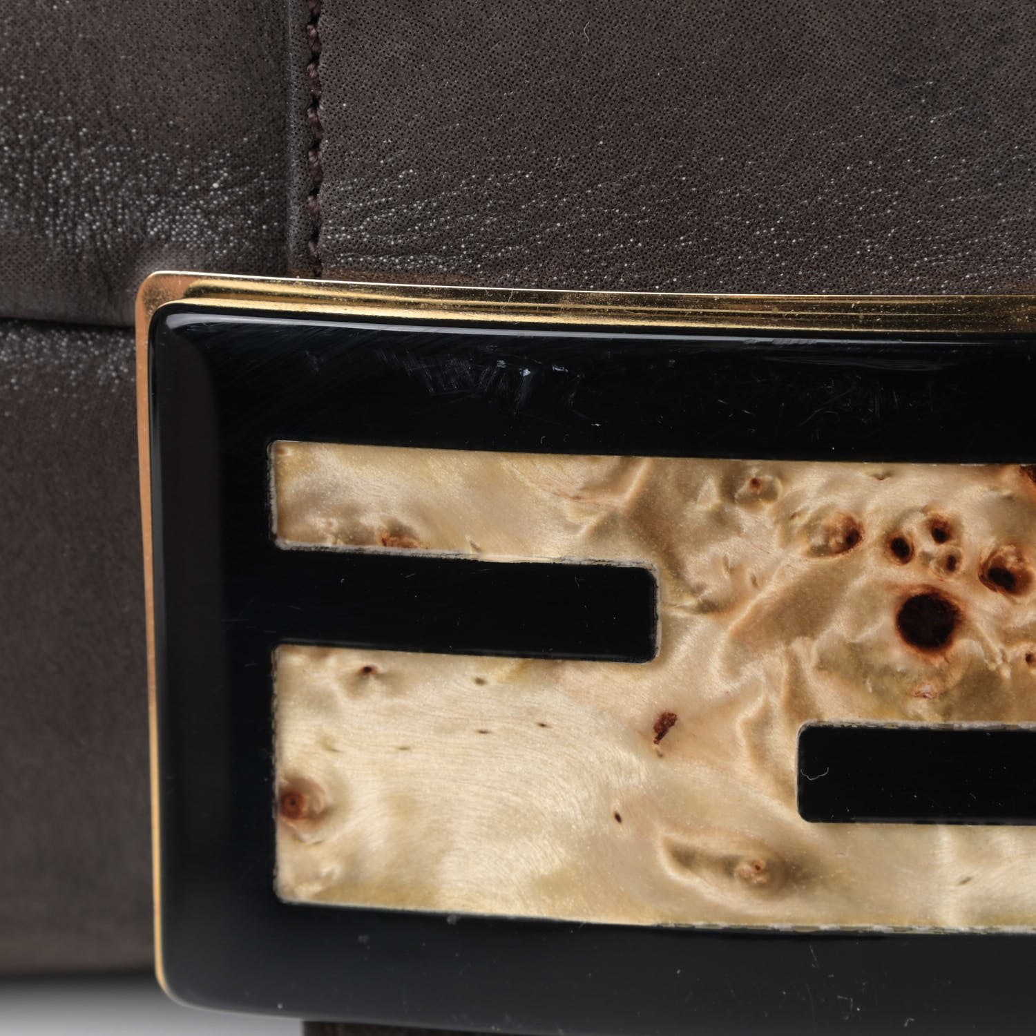 Fendi Vitello Savana Big Forever Mama Baguette Dark Brown 5 of 5