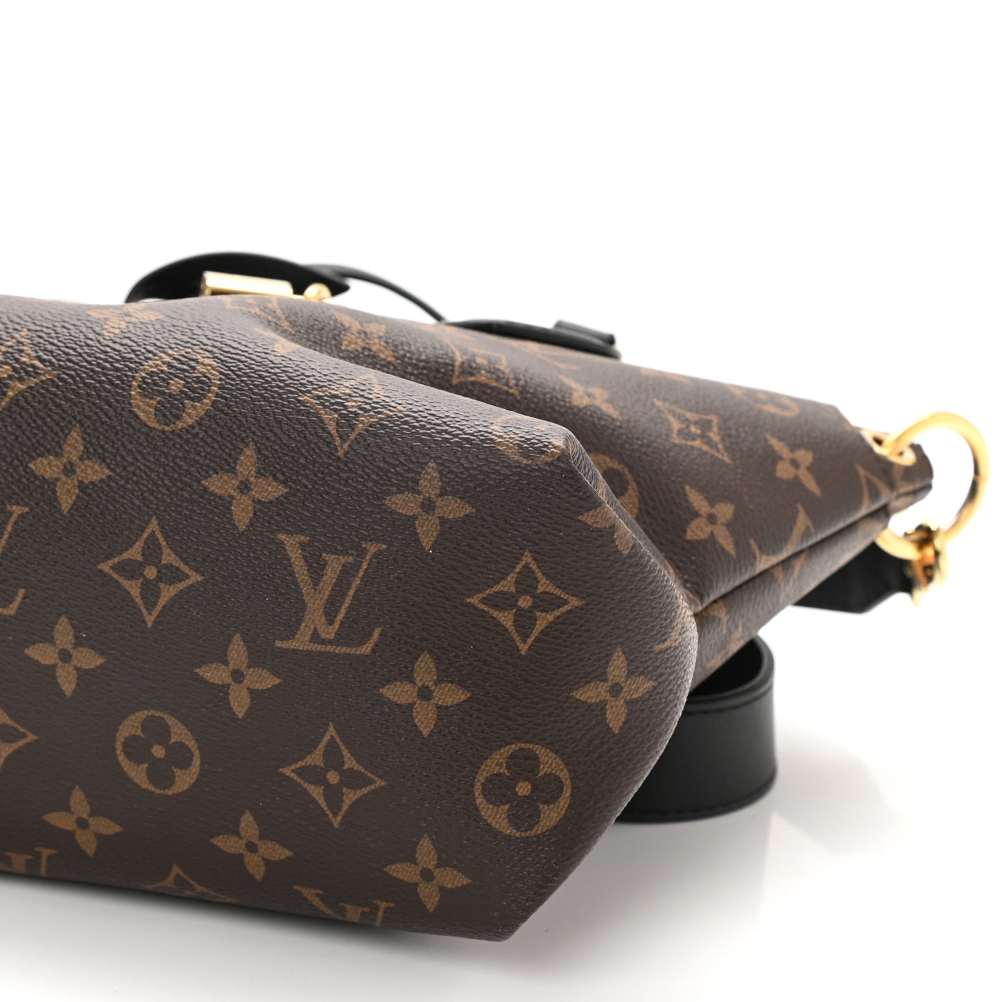 Monogram Flower Zipped Tote PM Black