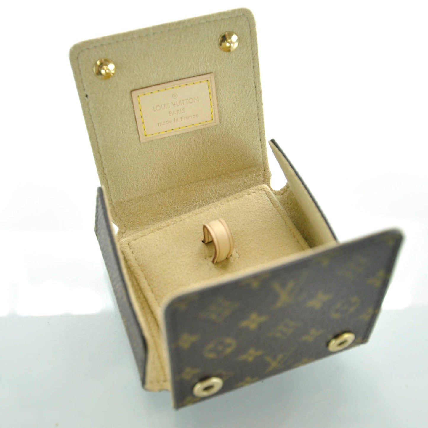 Monogram Ring Holder Case