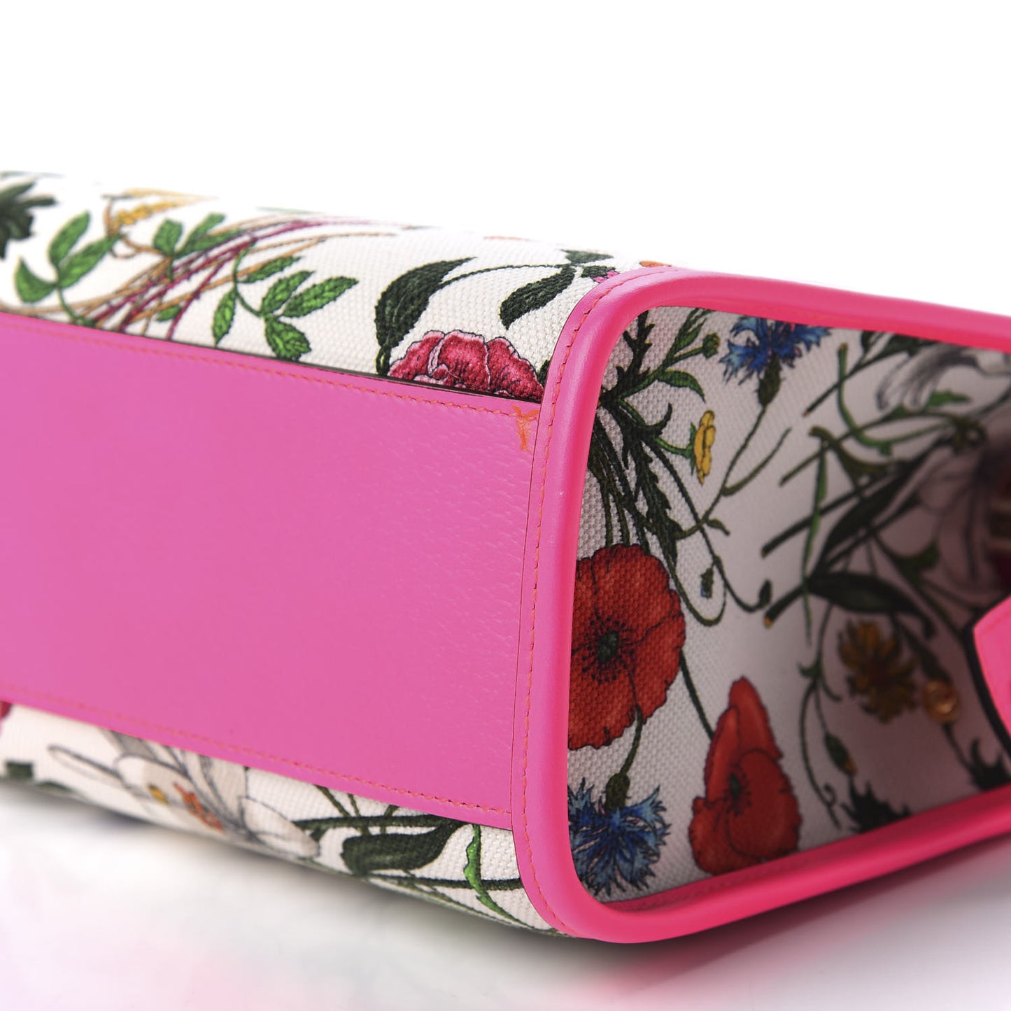 Canvas Medium Flora Tote Fuchsia