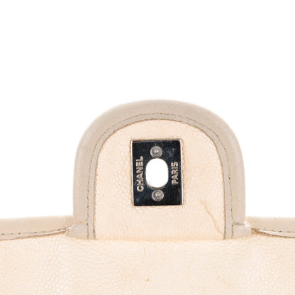 Chanel Caviar Quilted Medium French Riviera Flap White 6 of 16